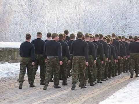 Coldstream Guards march for London Jan'10